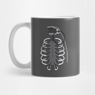 Rib-Cage Grenade Mug